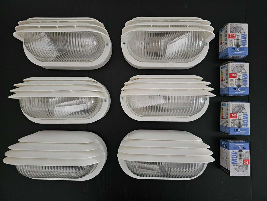 6 Luzes de Parede Exterior Novas a Metade do Preço!