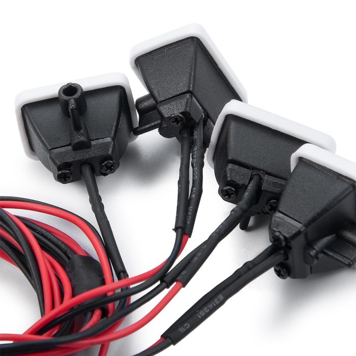 Oświetlenie LED do modelu rc 4 reflektory IPF 6-7,4V wltoys relly HPI