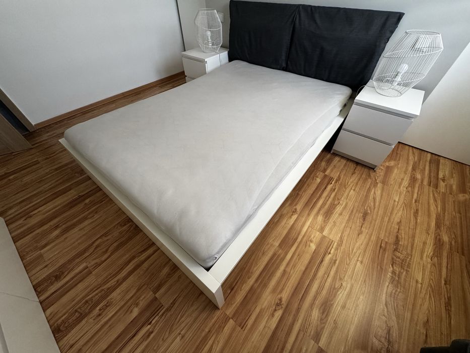 Ikea malm lozko 140x200 biale