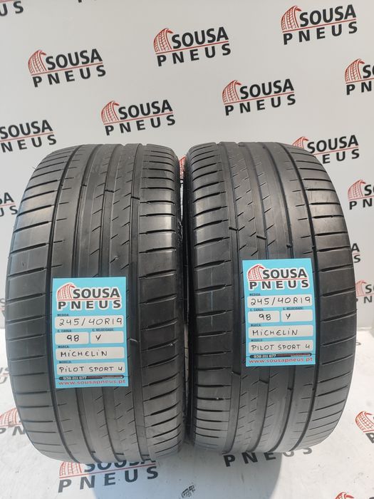 2 pneus semi novos 245-40R19 Michelin - Oferta dos Portes