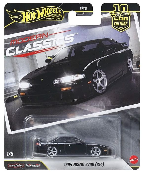 Hot Wheels Premium 10th Anniversary Modern Classics 1994 NISMO 270R (S14)