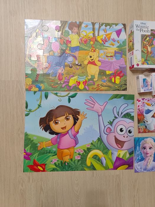 Zestaw puzzli puzzle duży format dla dziewczynki