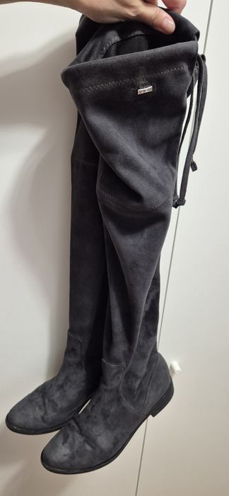 Kozaki venezia materiał zamsz 38