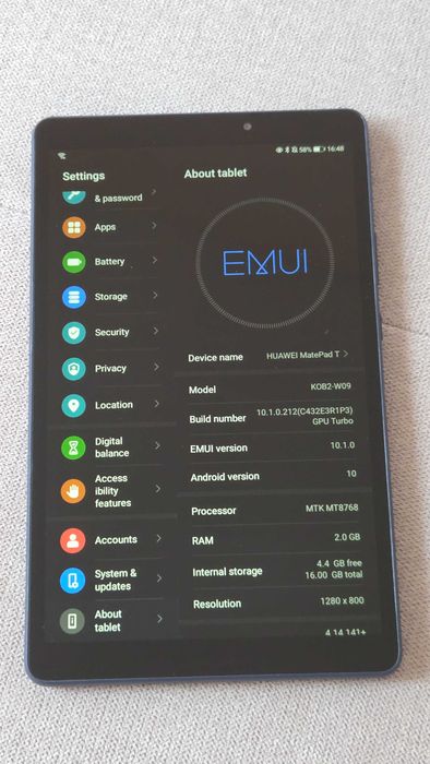 Huawei MatePad T KOB2-W09