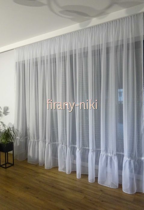 firana z falbaną 600x250 nr 101