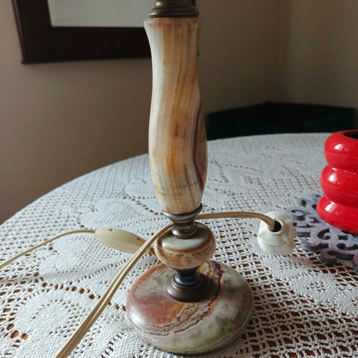 Lampka nocna marmurowa