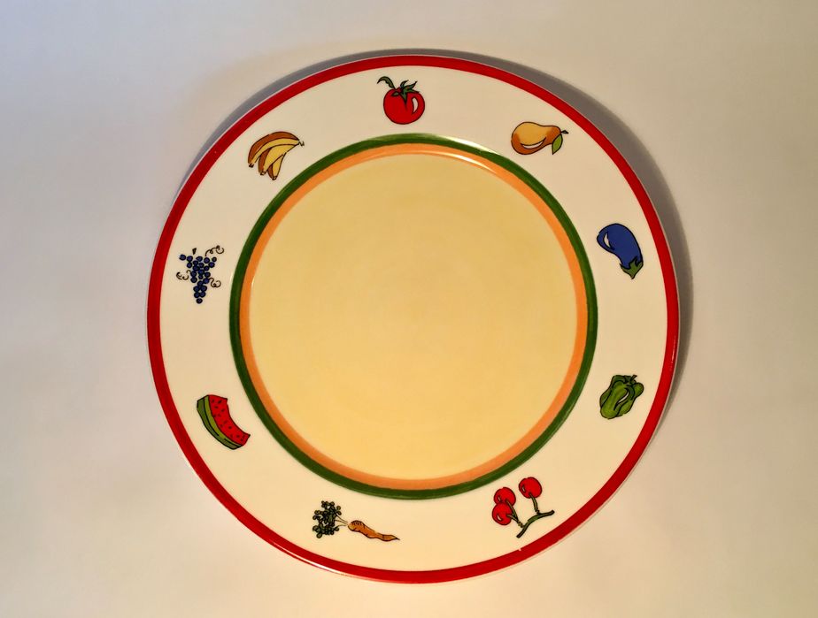 R. B. BERNARDA - prato/travessa - diâmetro 28 cm/s