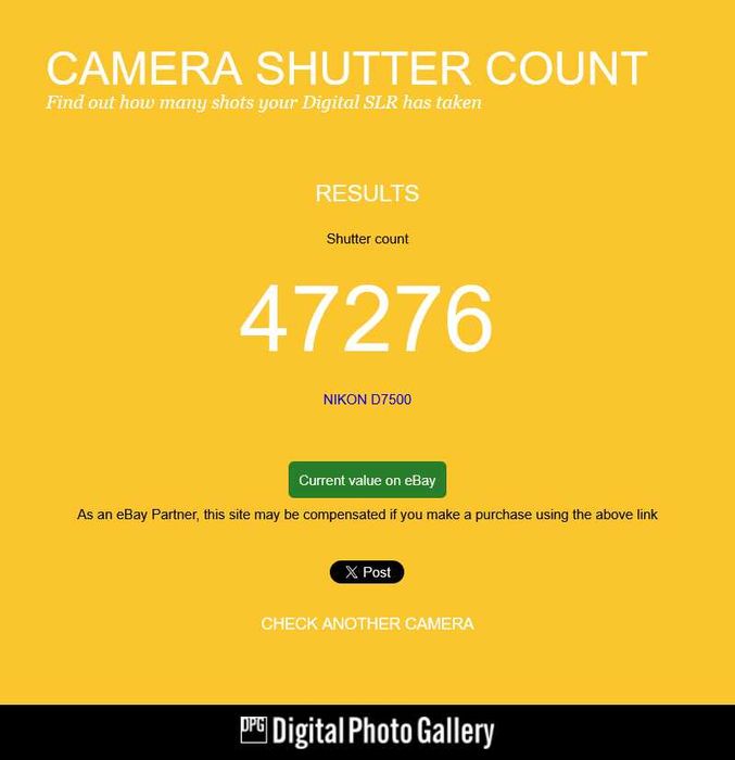 Nikon D7500 body super stan