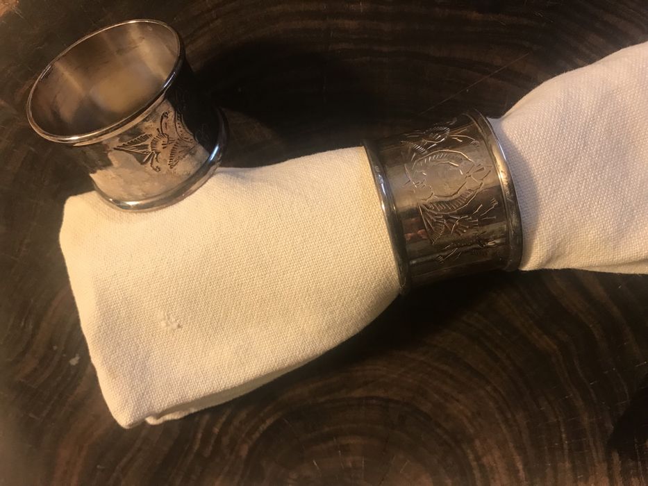 Anel para guardanapo em prata