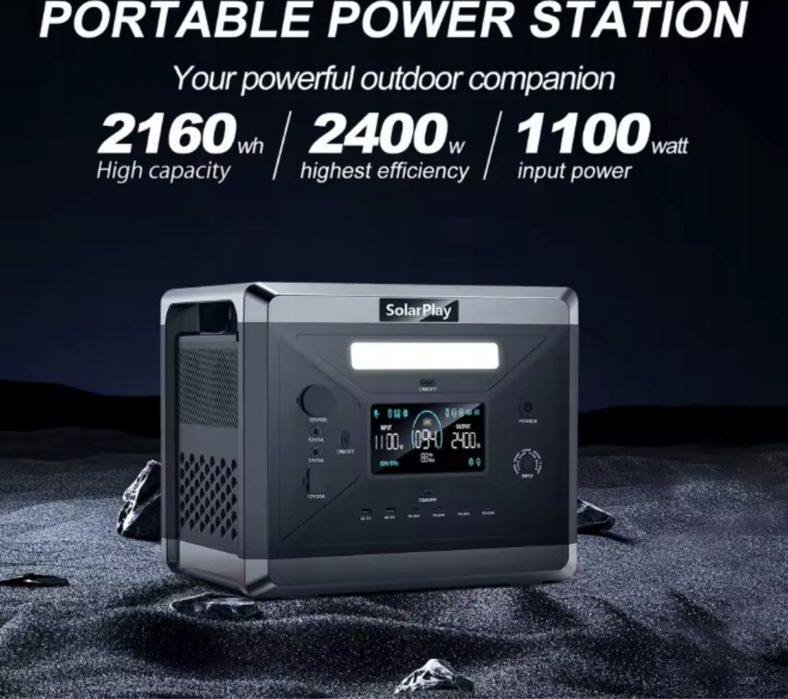 Fossibot F2400 2400w/4600w 2,4-4,6кВт LiFePO4 2048Wh