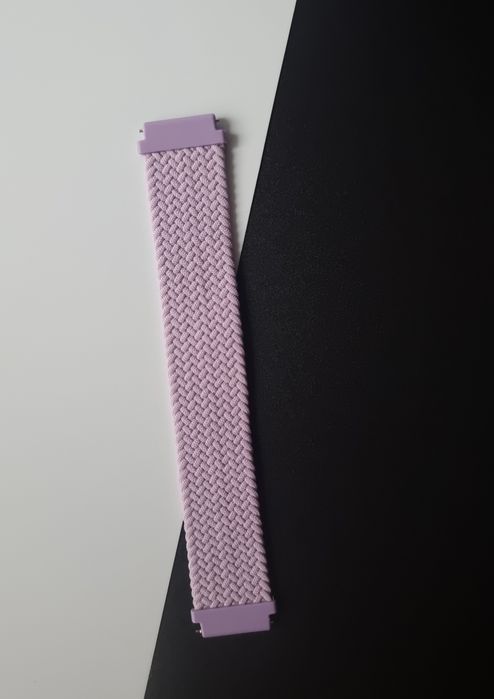 Pasek plecionego materiału 20 mm do zegarka Samsung, Huawei, Amazfit,