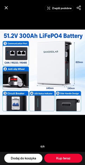 Magazyn energi 15kwh