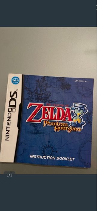 Manual jogo Nintendo DS The Legend of Zelda Phantom Hourglass