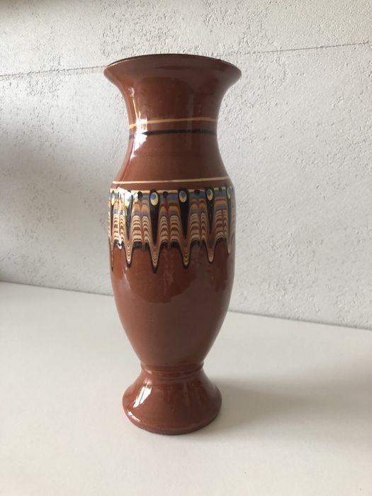 Wazon 24 cm ceramika, kamionka bułgarska