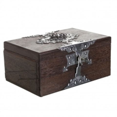 Tinteiro antigo em prata