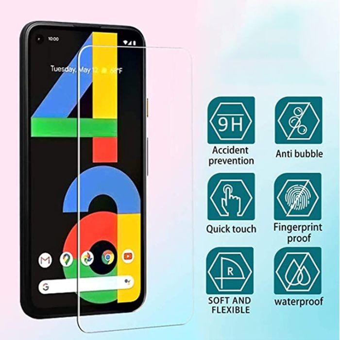 Szkło Hartowane Płaskie Do Google Pixel 4A