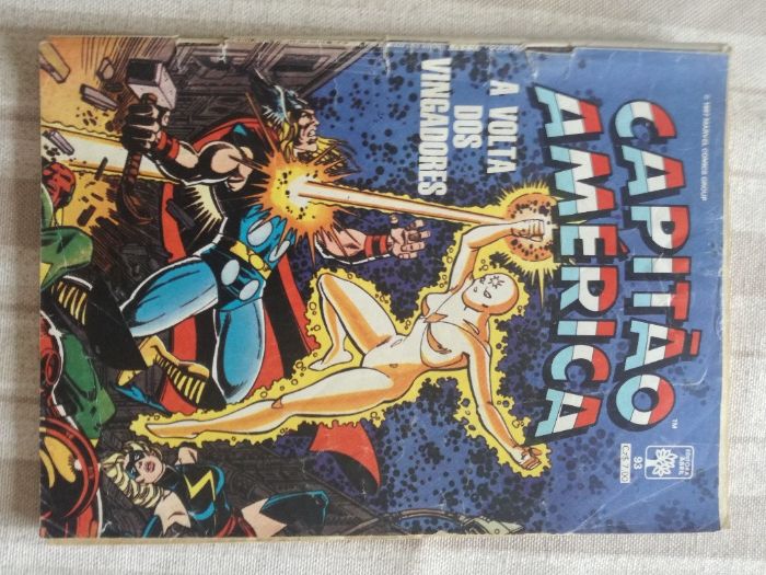Revista Capitão América nº 93 1987