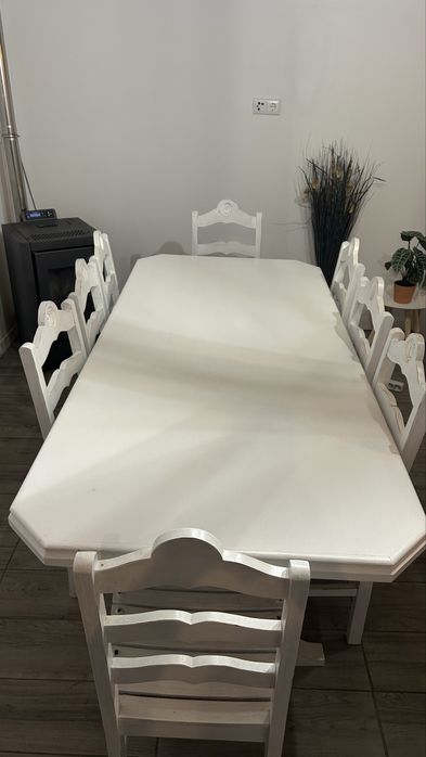 Vendo Mesa de Madeira 8 Lugares