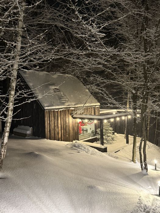 Domek w górach, w lesie z jacuzzi w Beskidzie Wyspowym | Ferie