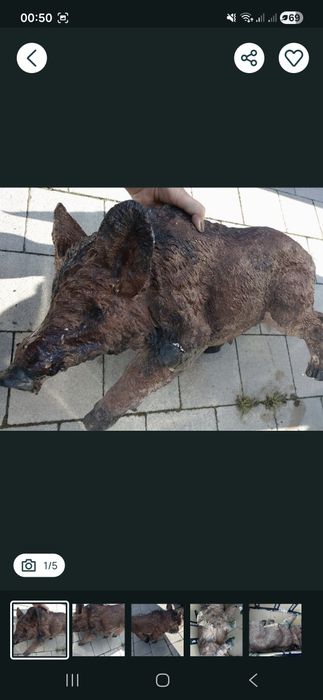 Dzik dekoracja rzeźba do ogrodu