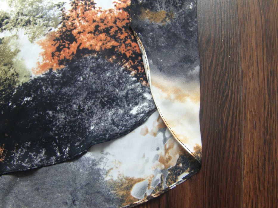 Сукня / платье Mango миди атласное + пояс рукав 3/4