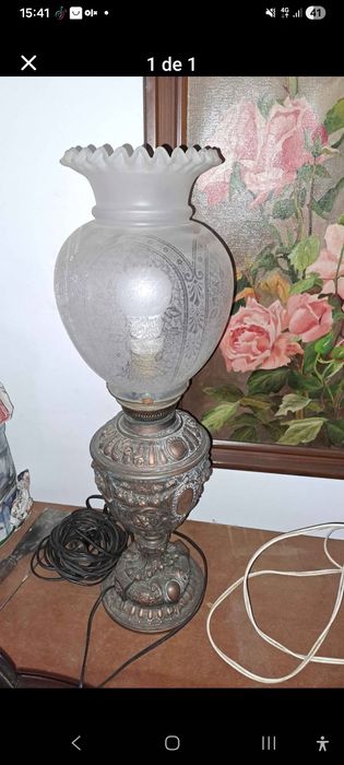 candeeiro vintage