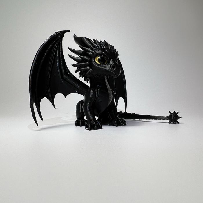 Фігурки драконів Терн і Андарна з книги "Четверте крило" 3D друк