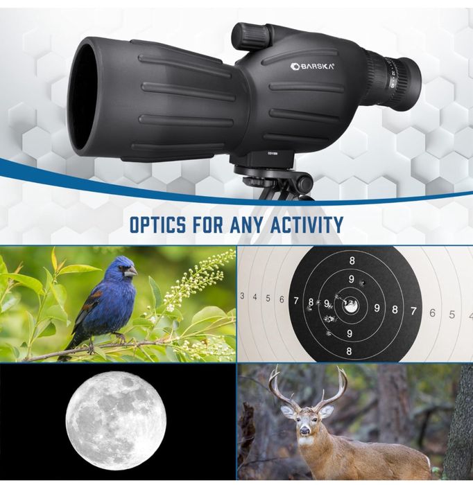 Telescopio 15-40x50 otimo para observar passaros, lua, etc….