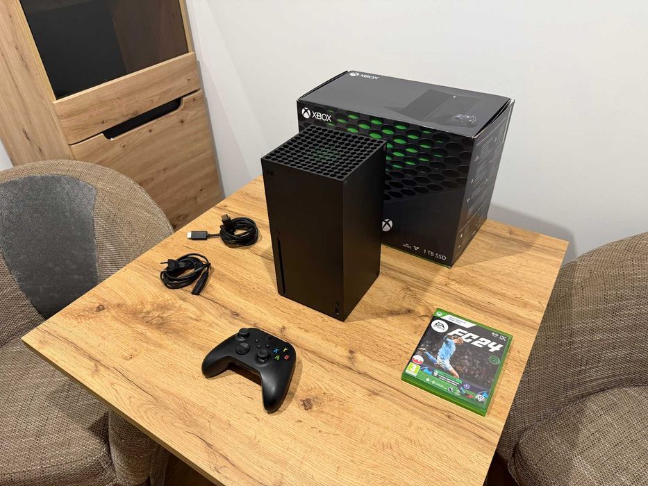 Okazja!!! Xbox Series X 1TB + pad i gry! Super Stan! Gwarancja!