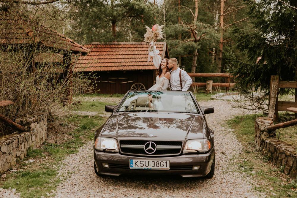 Zabytkowy samochód do Ślubu! Auto do ślubu! Mercedes SL AMG kabriolet,