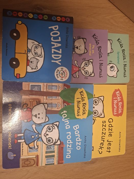 Książeczki Kicia Kocia i Nunuś