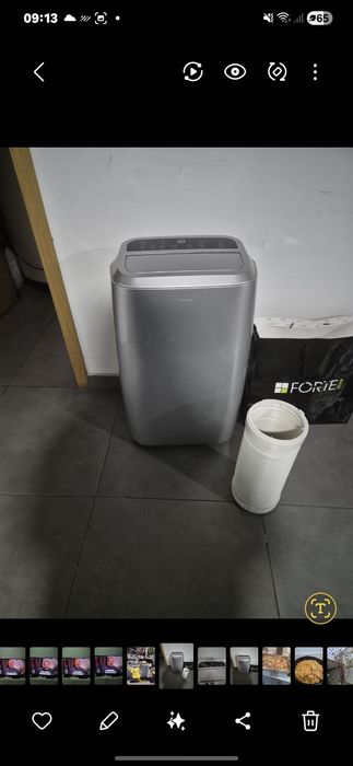 Ar condicionado portátil 12000 Btus usado duas vezes. Motivo mudança