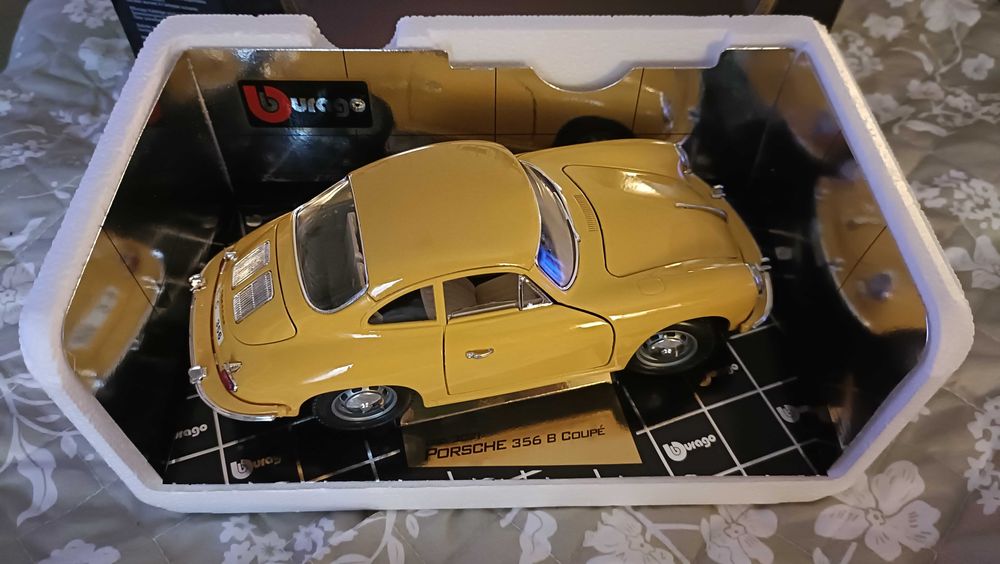 Porsche varios Classicos 356 + 1/18 + Burago + Impecáveis