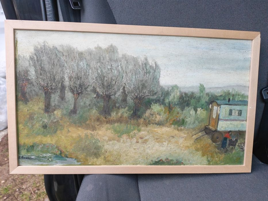 Obraz olej na płycie Francja