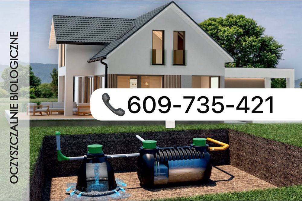 MJKOP- przydomowe oczyszczalnie, szmba, zbiorniki, kanalizacja, wykop