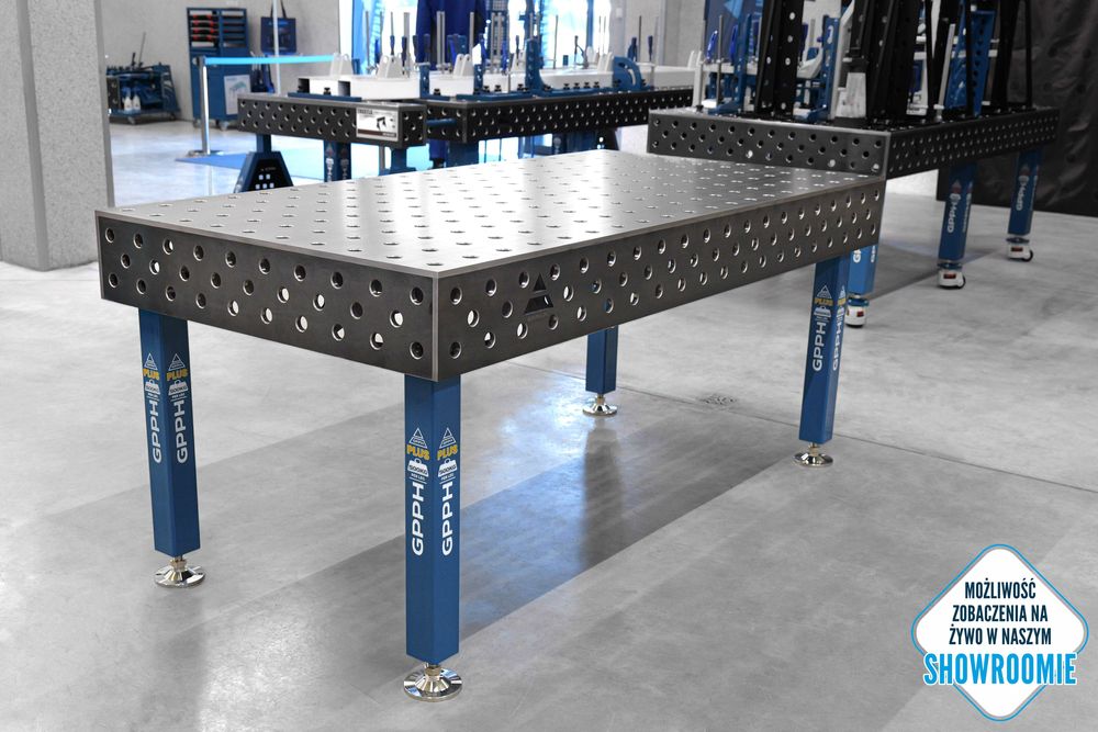 Stół Spawalniczy GPPH PLUS 2000x1000 fi28 mm 100x100 mm