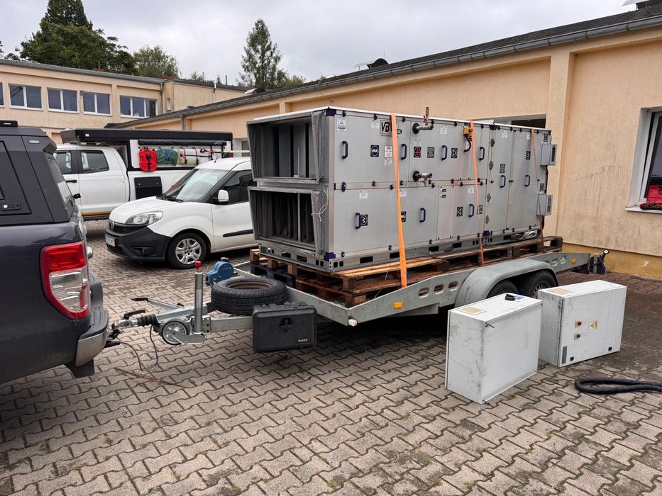Sprzedam centralę rekuperator 3000 m3/h dachow rok 2019
