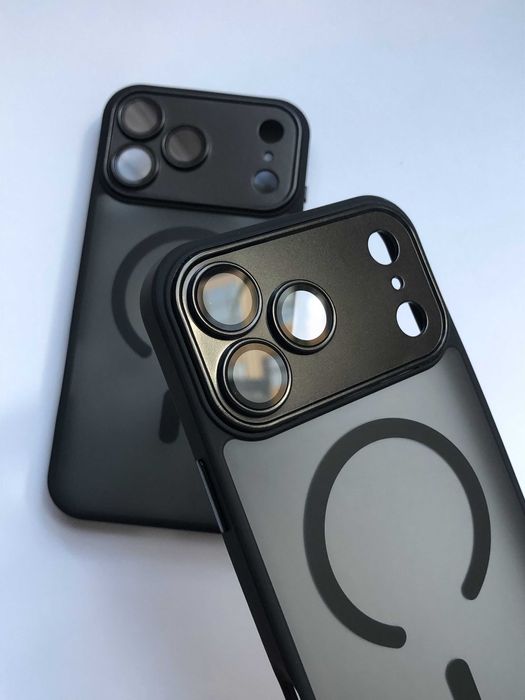 Чохол WMatte Magsafe для iPhone 17 Pro Max чехол айфон 17 промакс магсейф силікон кейс чорний
