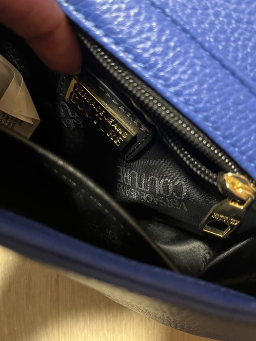 Сумка Versace Jeans Cuture синя оригінал