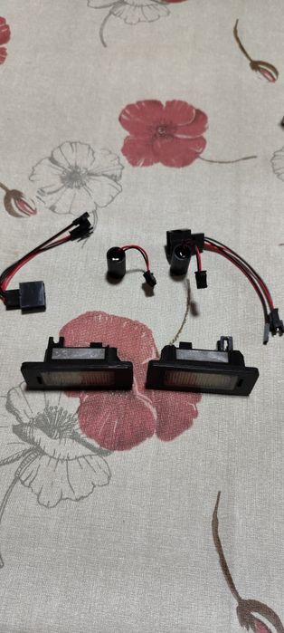 Placas Leds de matrícula para VW, Audi, Seat e Skoda
