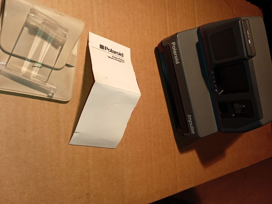 Aparat Polaroid 600 + filtr multi image 3