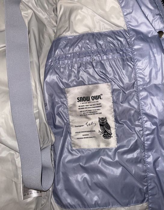 Пуховик SNOW-OWL блакитний S (42) DuPont-Sorona як новий