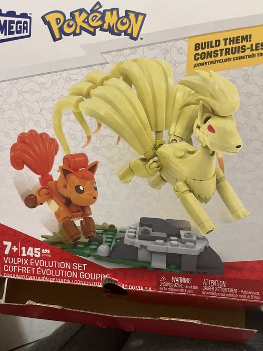 Klocki Mega Blocks Lego Pokemon Vulpix Evolution Set