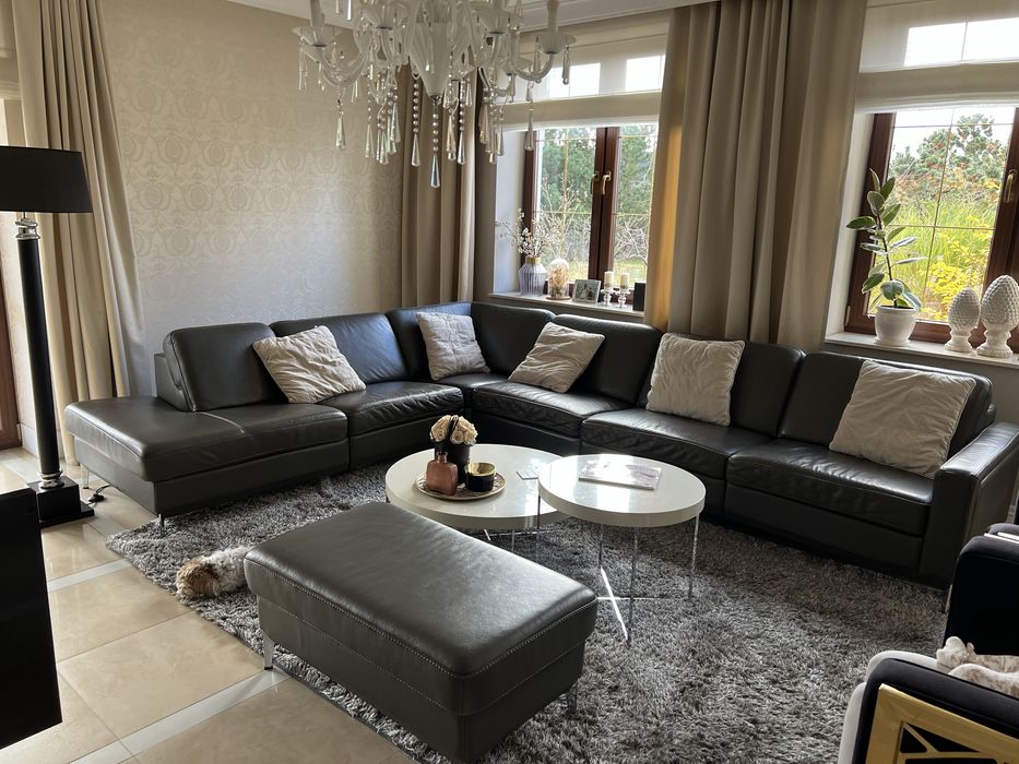 Skórzany narożnik modułowy Kler