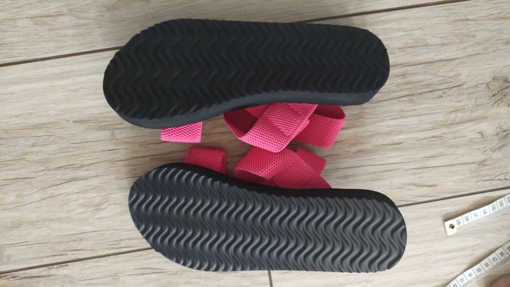 Sandały gumki różowe 39 nowe 25 cm