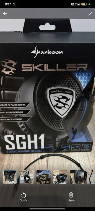 Słuchawki gamingowe Sharkoon Skiller SGH1