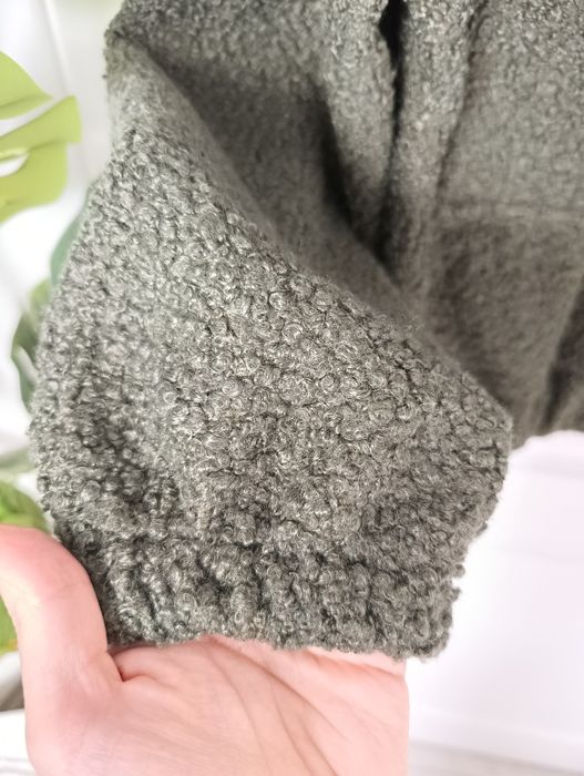 Nowa kurtka bomberka baranek oliwkowa khaki złote hit jesień S M L