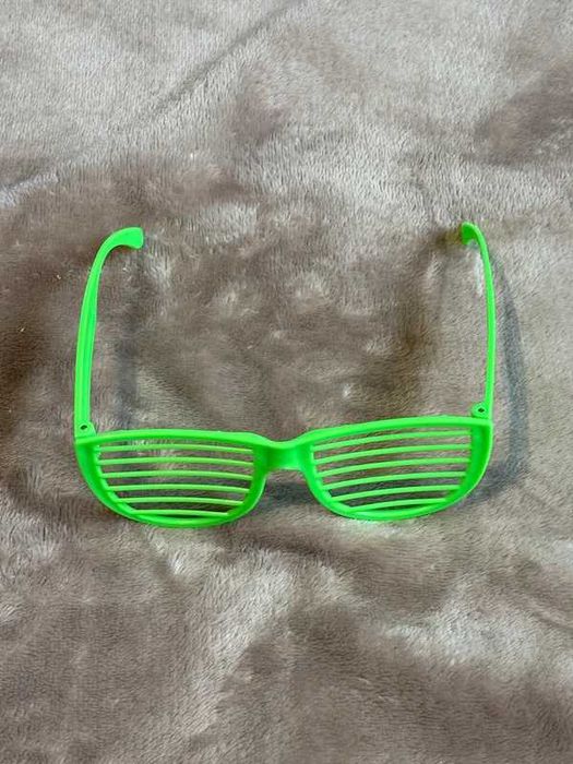 okulary imprezowe zielone