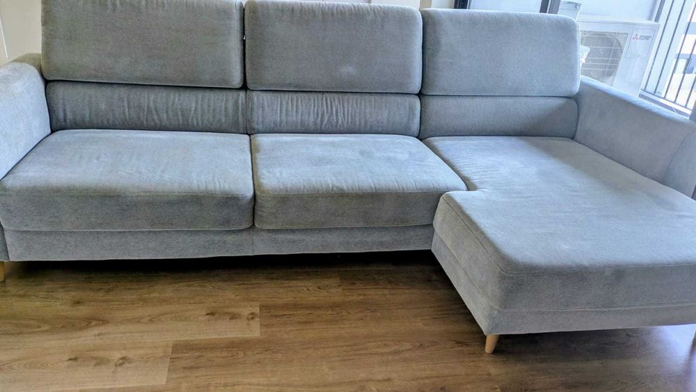 Sofá IKEA SLÅTORP 3 Lugares com Chaise Longue | Cinzento | Excelente Estado