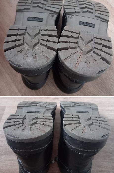 Зимние кожаные ботинки на овчине, р 42 (27,5см.)